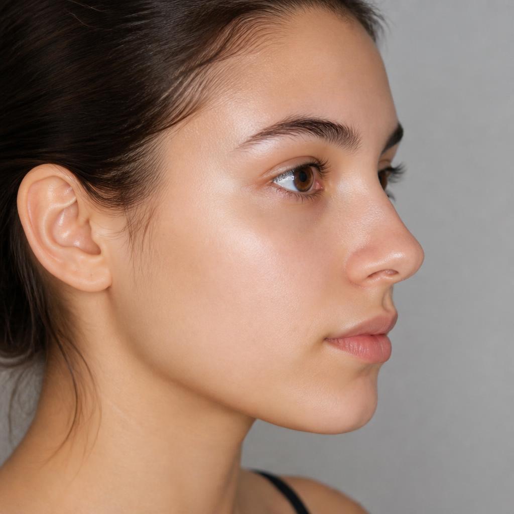 Teenage skin after acne treatment — clearer, smoother complexion